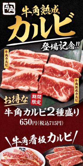 Gyukaku Karubi 2-Variety Platter LP design (Meat and Meat Products / Black-colored / Trust and Safety) Mobile version