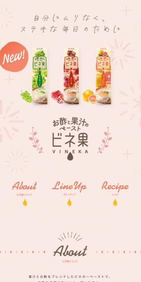 Vineka LP design (Seasonings, Sweeteners, Broth, Soup / Orange tones / Cute style) Mobile version