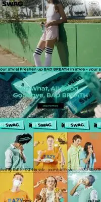 SWAGのLPデザイン（応急手当・保護用品／グリーン系／かっこいい系）PC版