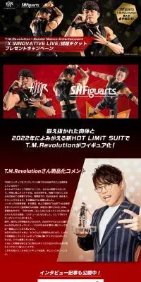 S.H.Figuarts T.M.RevolutionのLPデザイン（玩具・ホビー・フィギュア／ブラック系／かっこいい系）PC版