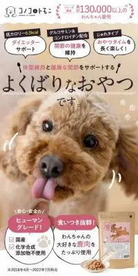 このこのおやつじゅれのLPデザイン（ペットフード ・ ペット用品／ベージュ系／かわいい系）PC版