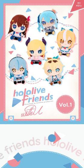 hololivefriends LP design (Toys, Hobbies & Figures / Multi-color type / Cute style) Mobile version