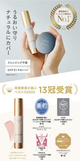 Etvos Perfect Kit LP design (Cosmetics, makeup, and contact lenses / Beige tones / Simple) Mobile version