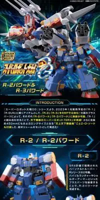 SMP [SHOKUGAN MODELING PROJECT] スーパーロボット大戦OG R-2パワード＆R-3パワードのLPデザイン（玩具・ホビー・フィギュア／ブルー系／かっこいい系）PC版