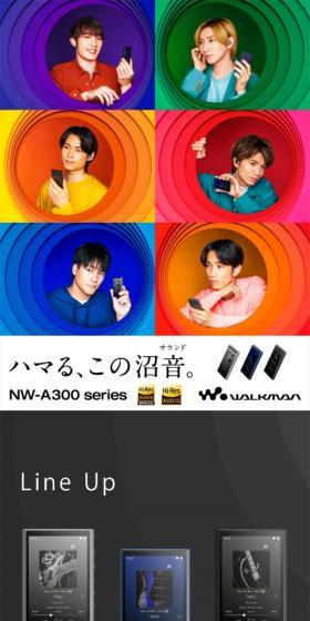 WALKMAN NW-A300series LP design (TV, Audio, Musical Instruments / Black-colored / Cool style) Mobile version