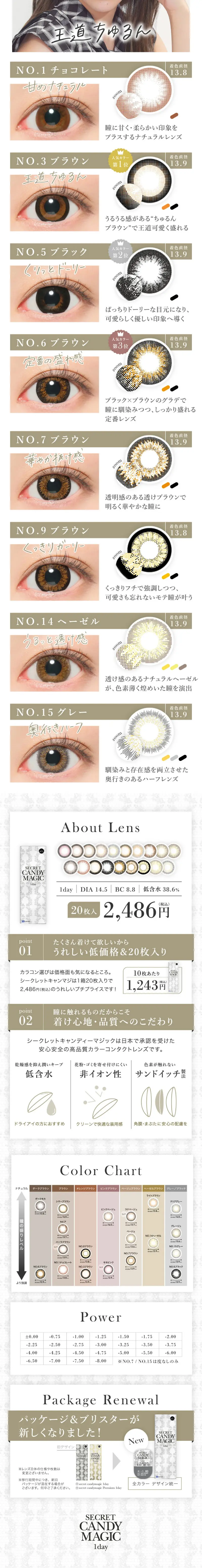 Secret Candy Magic LP design (Cosmetics, makeup, and contact lenses / Pink shades / Cute style) PC version