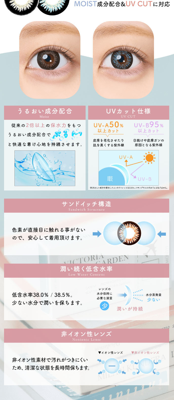 ビクトリアガーデンのLPデザイン（コスメ・化粧品・コンタクトレンズ／ピンク（桃色）系／キレイ系）