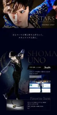コラントッテのLPデザイン（スポーツ用品／ブラック系／キレイ系）PC版