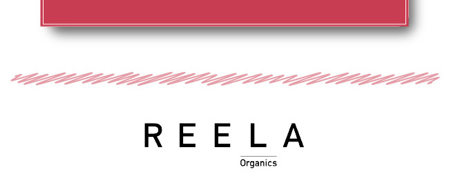  REELA OrganicsのLPデザイン（スキンケア・ボディケア・ヘアケア／ホワイト（白色）系／キレイ系）