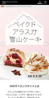 NGKサイエンスサイトのLPデザイン（企業・会社・お店／カラフル系／かっこいい系）スマホ版