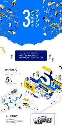 公式企業サイトのLPデザイン（企業・会社・お店／ブルー系／かわいい系）PC版