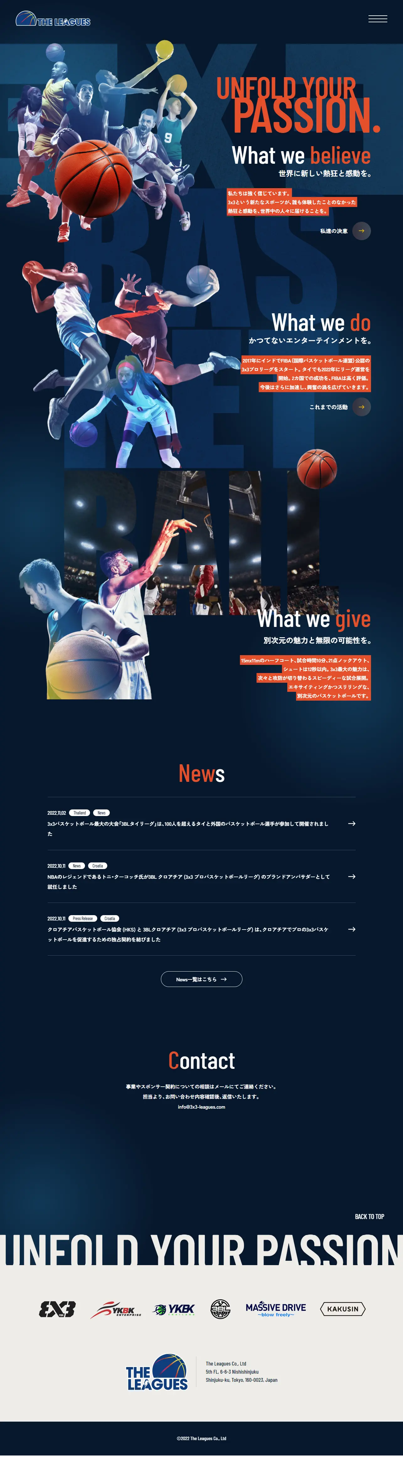 THEREAGUES LP design (General Sports and Spectating / Orange tones / Cool style) PC version