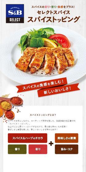 Supaisu Toppingu LP design (Seasonings, Sweeteners, Broth, Soup / Multi-color type / Lively type) Mobile version