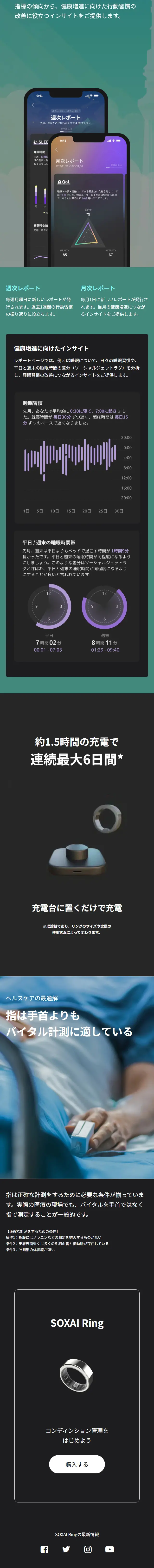 SOXAI RingのLPデザイン（ジュエリー・アクセサリー／グレー系／かっこいい系）スマホ版