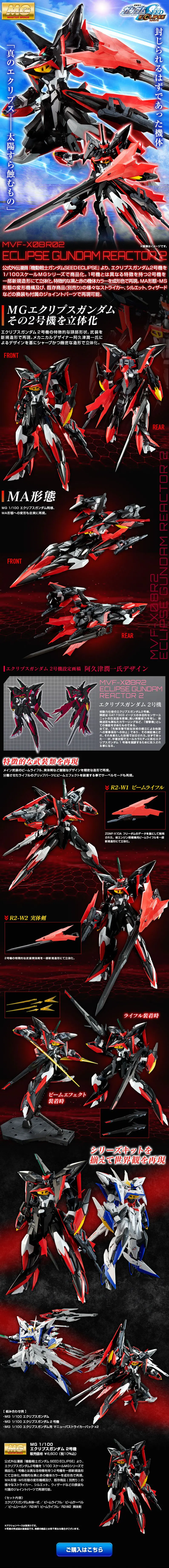 MG 1/100 Eclipse Gundam Unit 2 LP design (Toys, Hobbies & Figures / Black-colored / Cool style) PC version