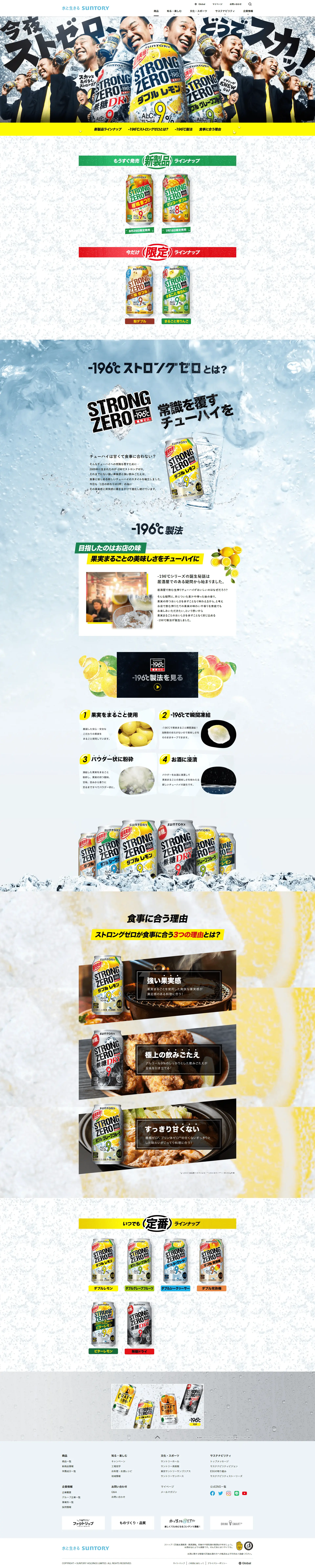 -196°ストロングゼロのLPデザイン（その他のお酒／カラフル系／派手系）PC版