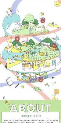 麻布出る杭のLPデザイン（学校・塾・通信講座／グリーン系／かわいい系）スマホ版