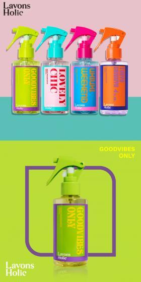 ラボンホリック ヘアフレグランスミストのLPデザイン（スキンケア・ボディケア・ヘアケア／カラフル系／かわいい系）スマホ版