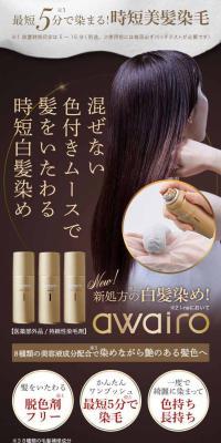 アワイロ ムースヘアカラー 