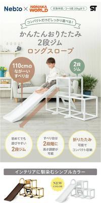 Two-Tier Gym with Long Slide