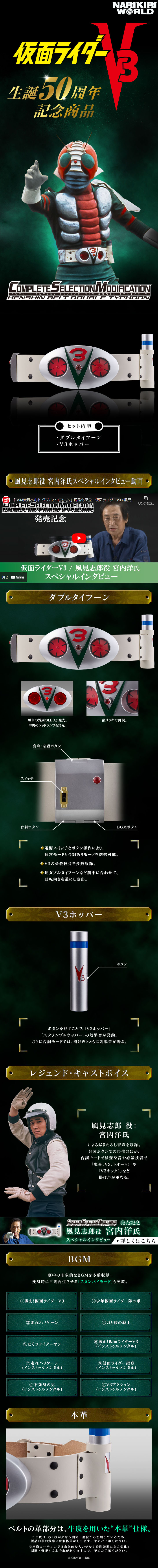 CSM Henshin Belt Double Typhoon LP design (Toys, Hobbies & Figures / Black-colored / Cool style)