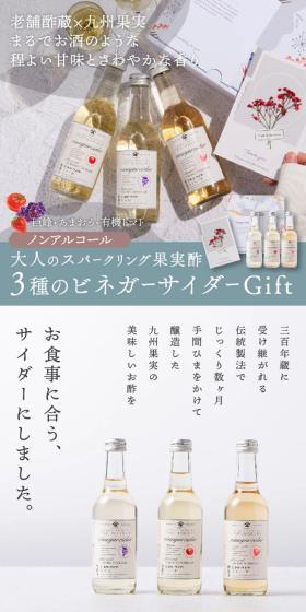 Shobunsu Vinegar Cider LP design (Water and Soft Drinks / Shades of blue / Stylish type) Mobile version