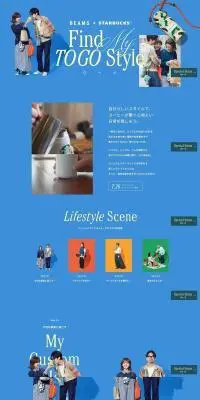 Find My TOGO StyleのLPデザイン（キッチン・バス用品／カラフル系／シンプル系）PC版