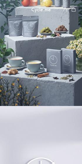 Cycle LP design (Health foods, health drinks, and supplements / Shades of grey / Simple) Mobile version
