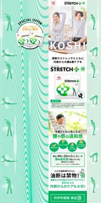 STRETCH＋ KOSHI（腰）