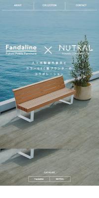 Collaboration of artificial wood outdoor furniture and color GRC planters