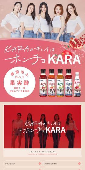 Hongcho LP design (Energy drink / Pink shades / Simple) Mobile version