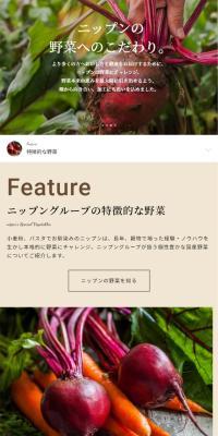 ニップンの野菜へのこだわり