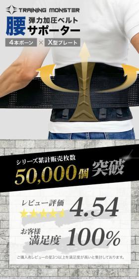 プレート固定式腰サポーターのLPデザイン（応急手当・保護用品／ブルー系／スタイリッシュ系）スマホ版