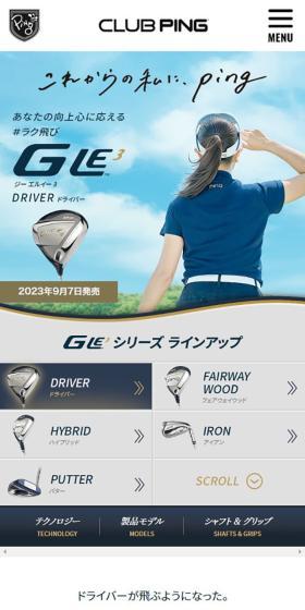 GLE3 Driver LP design (Sporting goods / Shades of grey / Cool style) Mobile version