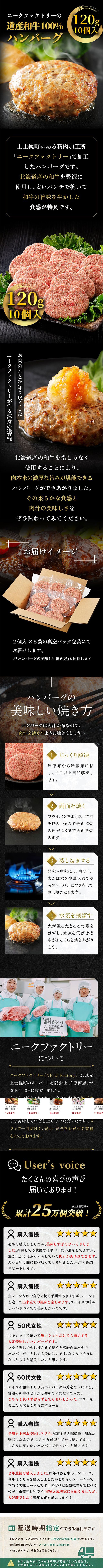 Niku Factory's 100% Dosan Wagyu Hamburg Steak LP design (Meat and Meat Products / Black-colored / Luxury and celebrity)