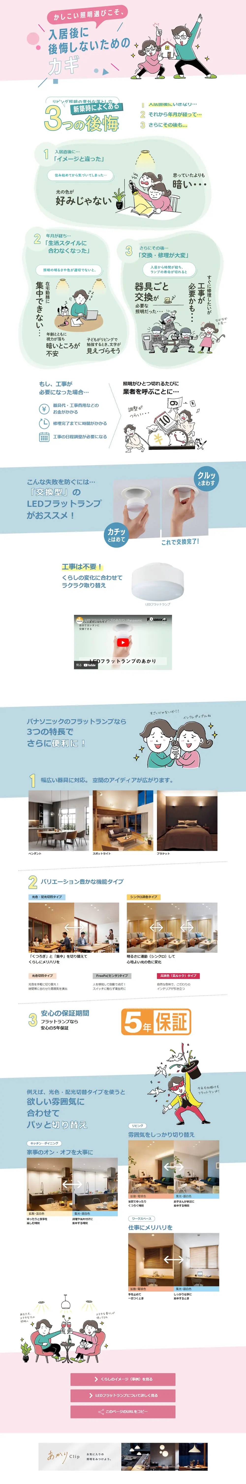 LED Flat Lamp LP design (Consumer electronics / White-based / Manga) PC version