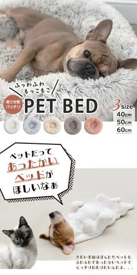 Pet bed LP design (Pet food and pet supplies / White-based / Stylish type) Mobile version