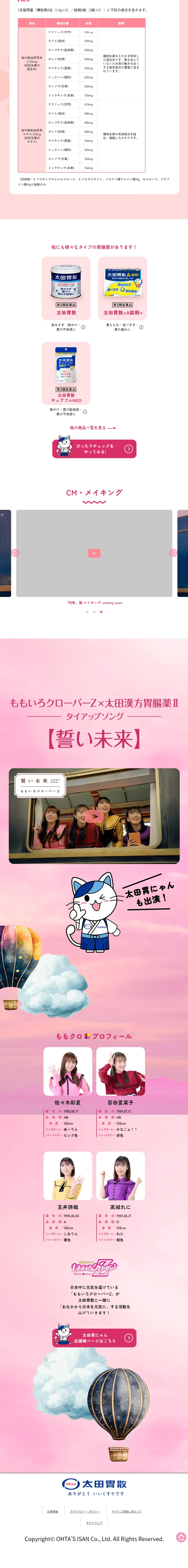 Ohta Kampo Gastrointestinal Medicine Ⅱ LP design (Health foods, health drinks, and supplements / Pink shades / Cute style) Mobile version