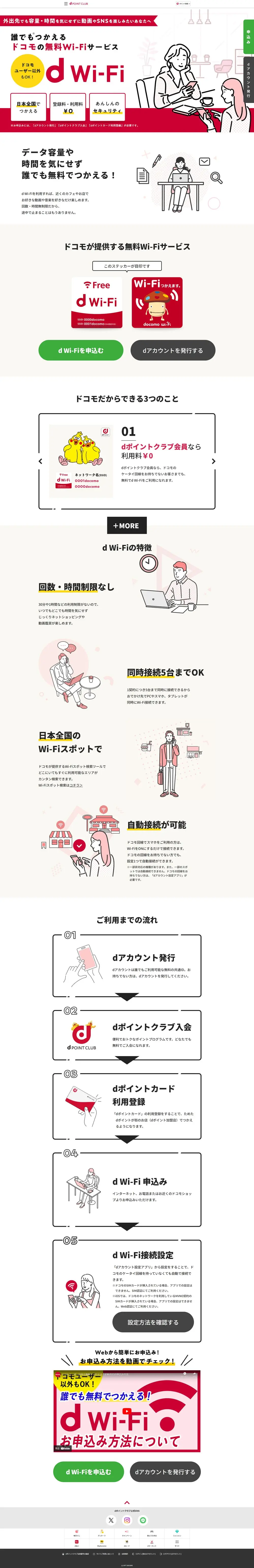 dWi-Fi LP design (Design, Apps, Systems / Red tones / Cute style) PC version