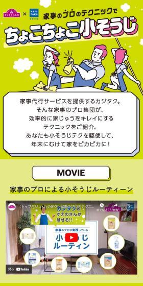 Frequent Quick Cleanups LP design (detergent / Green tones / Trust and Safety) Mobile version