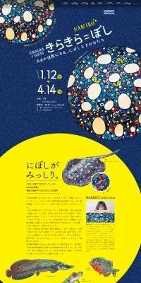 きらきら=ぼしのLPデザイン（イベント・キャンペーン・体験／ブルー系／にぎやか系）PC版