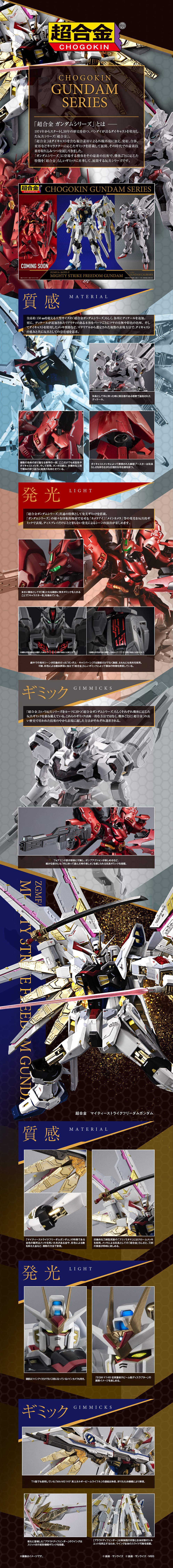 超合金 マイティーストライクフリーダムガンダムのLPデザイン（玩具・ホビー・フィギュア／ブラック（黒色）系／かっこいい系）