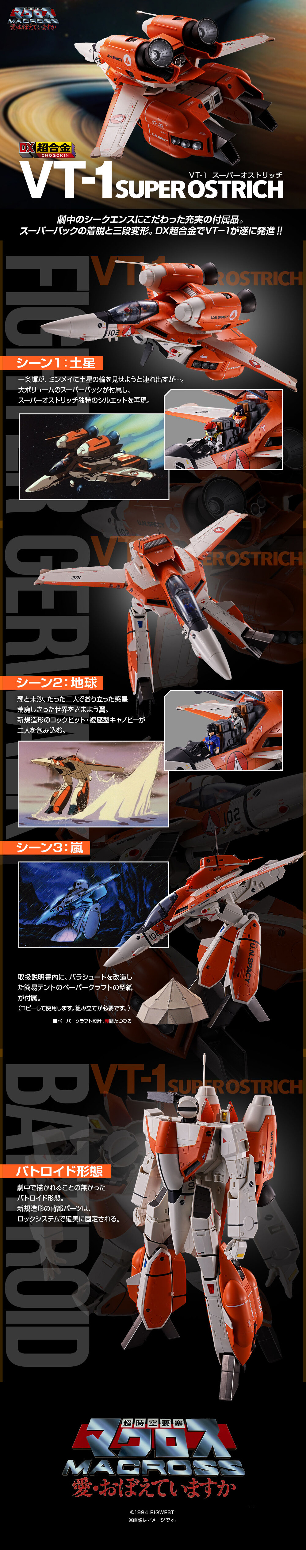 DX Chogokin VT-1 Super Ostrich LP design (Toys, Hobbies & Figures / Black-colored / Cool style) Mobile version