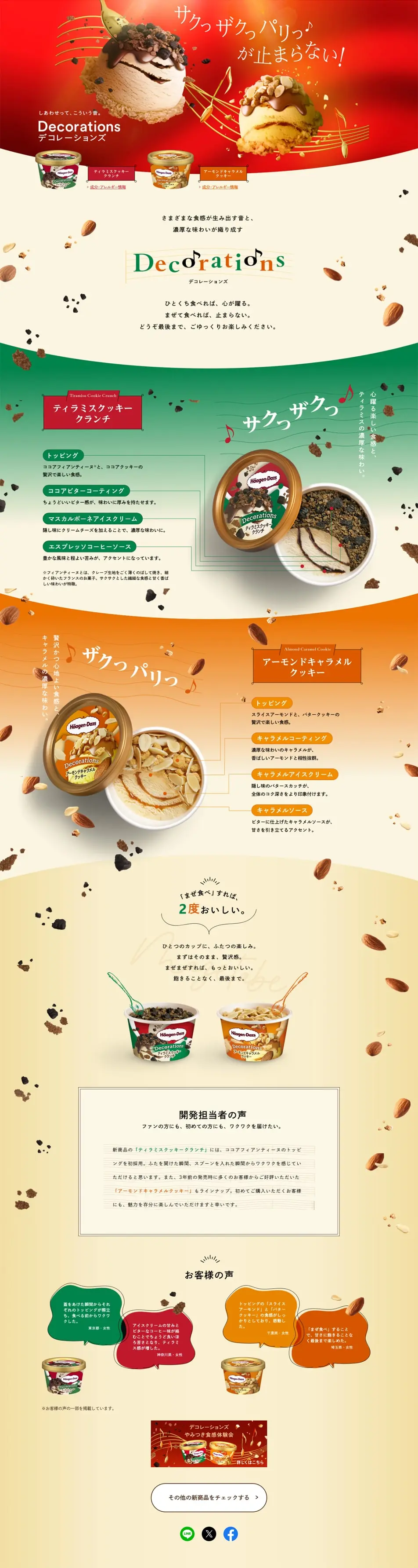 Decorations LP design (Western confectionery / Orange tones / Lively type) PC version