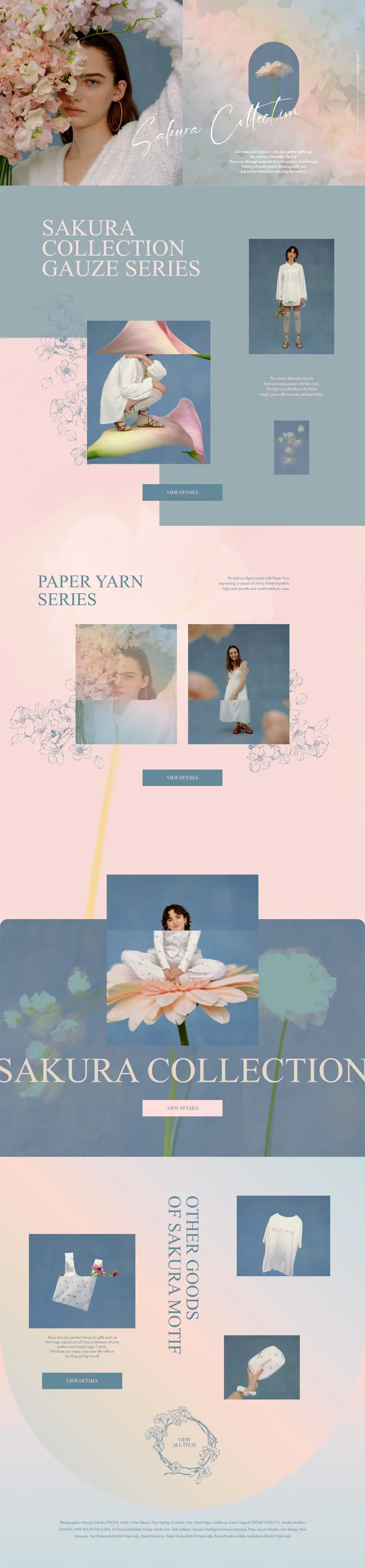 2024 Sakura Collection LP design (Women's fashion / Pink shades / Cool style) PC version
