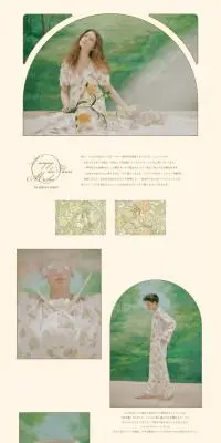 2024 アルフォンス・ミュシャ コレクションのLPデザイン（レディースファッション／ゴールド系／アート・芸術系）PC版