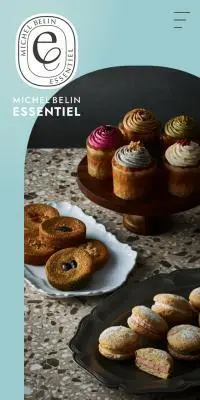MICHEL BELIN ESSENTIELのLPデザイン（企業・会社・お店／グリーン系／かわいい系）スマホ版