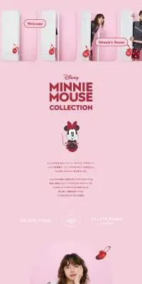 DisneyMINNIEMOUSE×gelatopiqueSleep LP design (Women's fashion / Pink shades / Cute style) PC version