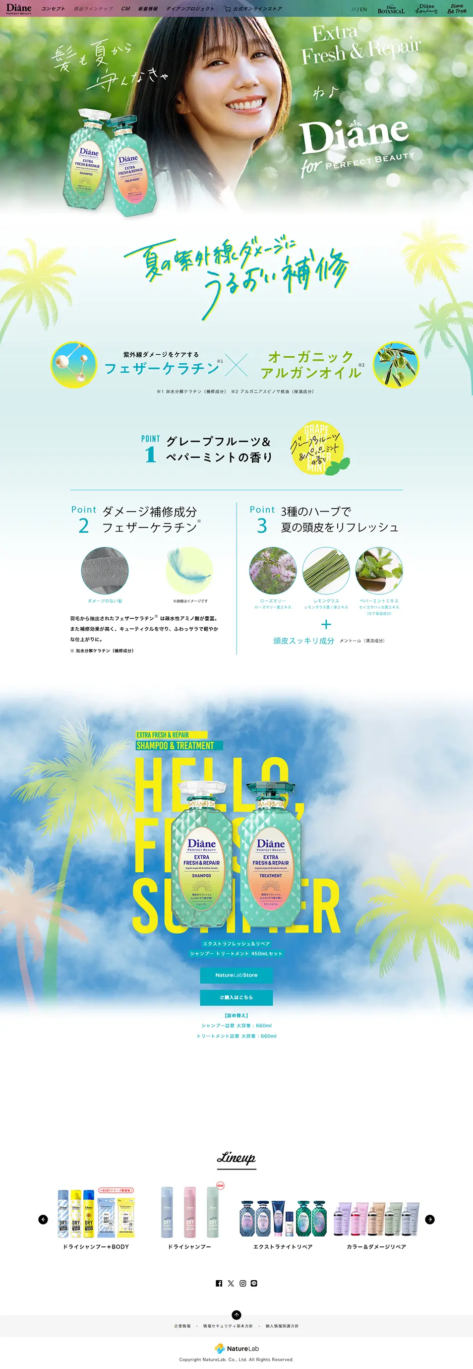 Dry shampoo LP design (Skincare, Bodycare, Haircare / Shades of blue / Cute style) PC version