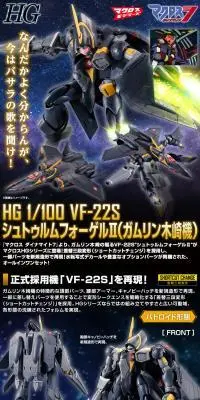 ＨＧ 1/100 ＶＦ－２２Ｓ シュトゥルムフォーゲルＩＩ(ガムリン木崎機)のLPデザイン（玩具・ホビー・フィギュア／ブラック系／かっこいい系）スマホ版